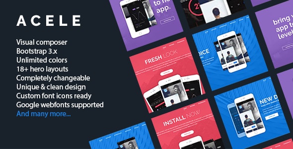 Acele - Technology App Software WordPress Theme