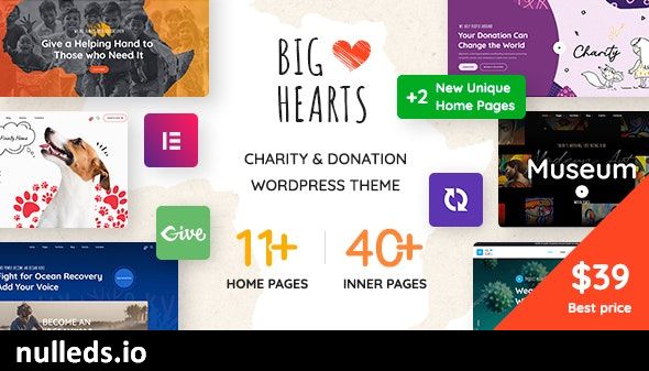 v4.3.2 BigHearts - Charity & Donation WordPress Theme