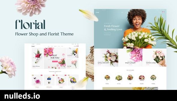 Florial – Flower Store WooCommerce WordPress Theme