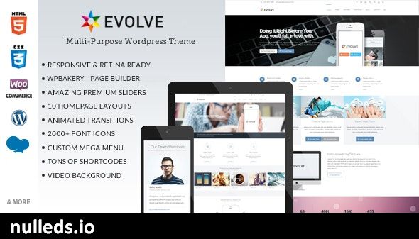 Evolve - Multipurpose WordPress Theme