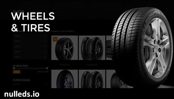 Wheels & Tires - WordPress Theme