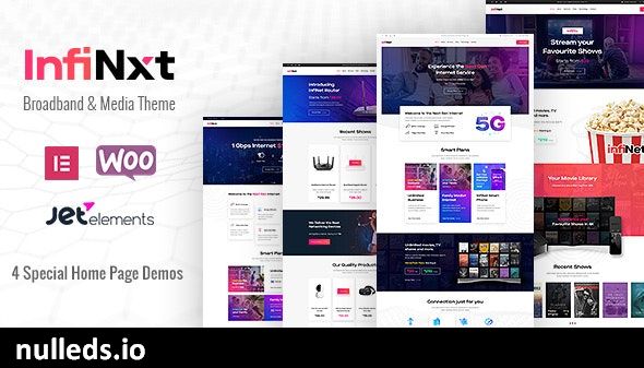 InfiNxt | Satellite TV, Internet Service Provider WordPress Theme