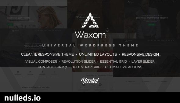 Waxom - Clean & Universal WordPress Theme