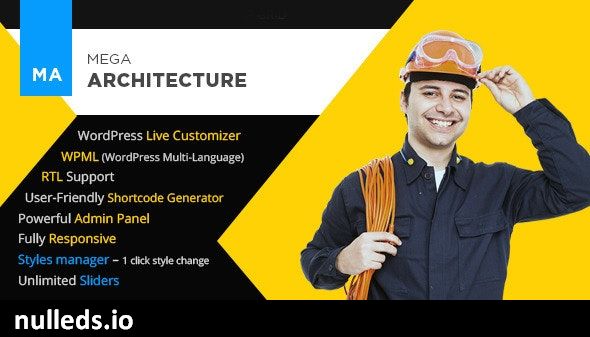 Mega Architecture - Construction/Building WP Theme