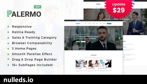 Palermo - Business Consulting and Professional Services WordPress Theme