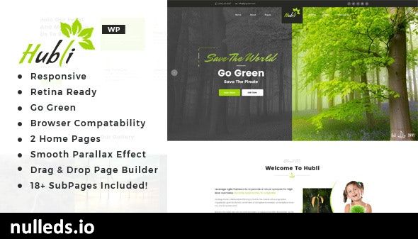 Hubli - Environment WordPress Theme