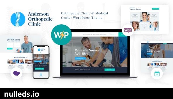 Anderson | Orthopedic Clinic & Medical Center WordPress Theme