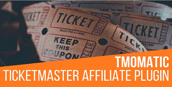 TMomatic TicketMaster Affiliate Post Generator Plugin for WordPress