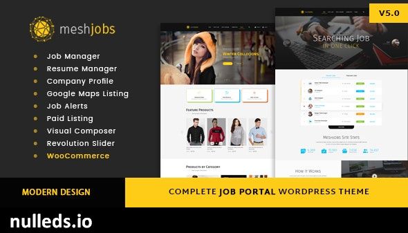 MeshJobs - A Complete Job Portal WordPress Theme