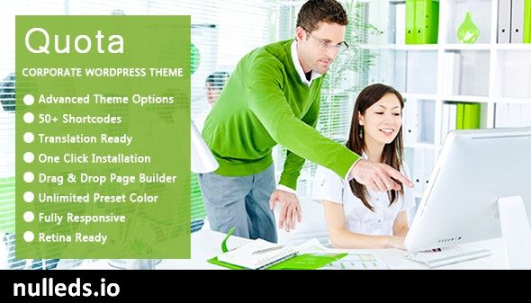 Quota - Business & Corporate Responsive WordPress Theme