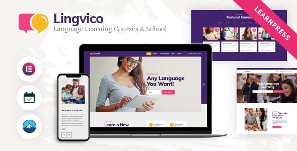 Lingvico | Language Center & Training Courses WordPress Theme