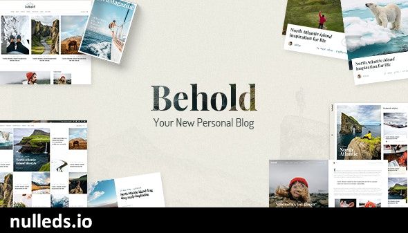 Behold - Personal Blog WordPress Theme