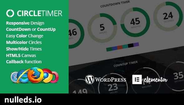 CircleTimer - Addon for Elementor