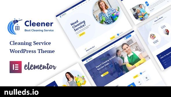 Cleener - Cleaning Services WordPress Theme