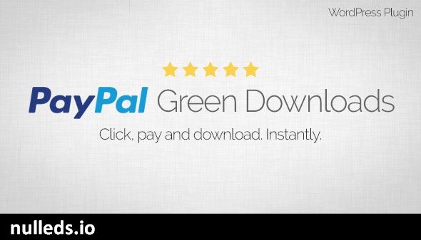 PayPal Green Downloads - WordPress Plugin