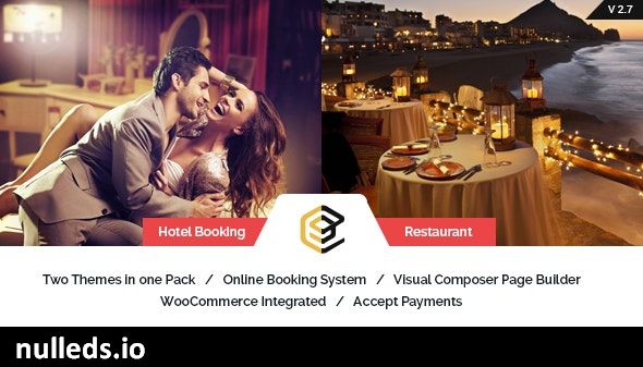 Restaurant and Hotel WordPress Theme - Pearl