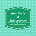 PHP User Login and Management Codeigniter - HMVC