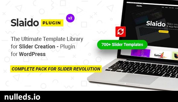 Slaido - Template Pack for Slider Revolution WordPress Plugin