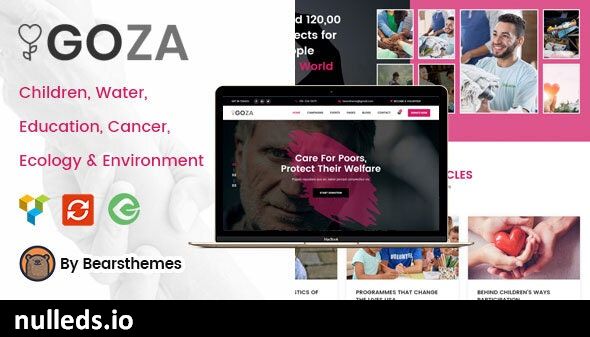 Goza - Nonprofit Charity WordPress Theme