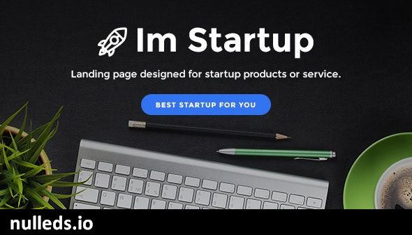 ImStartup - Startup Landing Page WordPress Theme