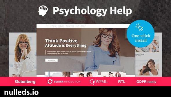 Psychology Help - Medical WordPress Theme for Psychologist and Mental Therapy