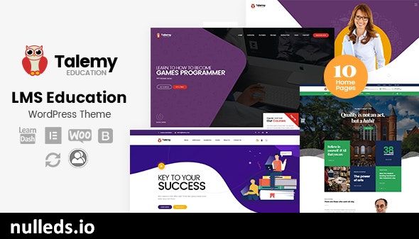 Talemy - LMS Education WordPress Theme