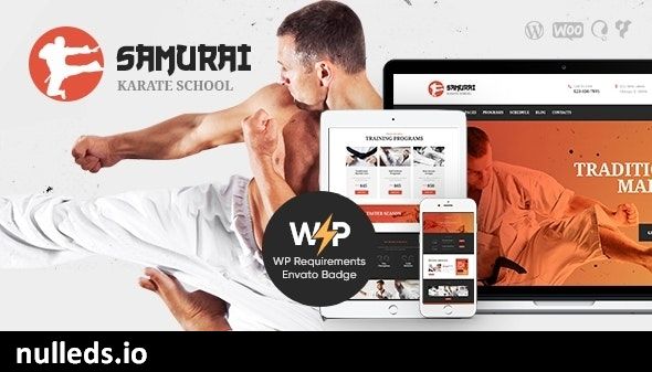 Samurai | Karate School and Fitness Center WordPress Theme