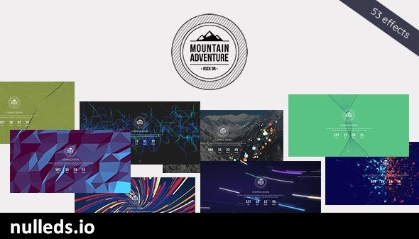 Mountain - Exclusive Coming Soon WordPress Theme