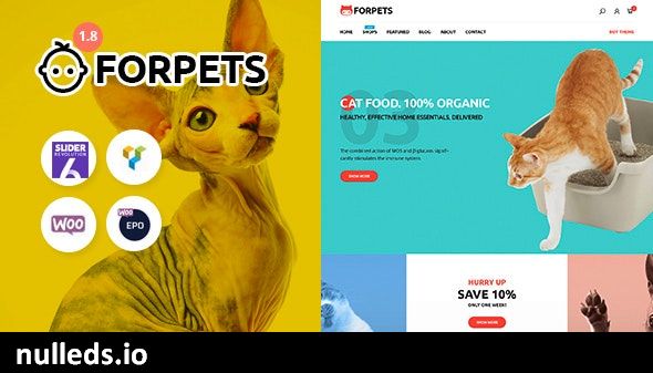 Forpets - Food Shop WooCommerce Theme