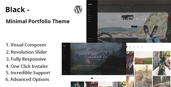 Black - Minimal Portfolio Theme