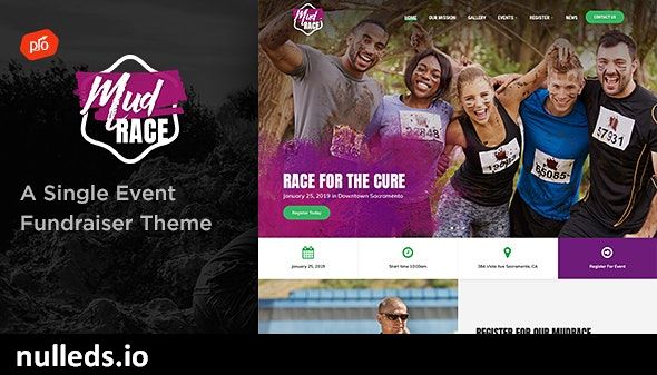 MudRace - A Single Event Fundraiser Theme