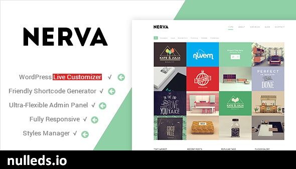 Nerva - Premium Minimal WordPress Theme