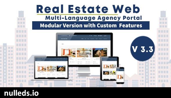 Real Estate Web - with Agency Portal and Multi-Language Management System