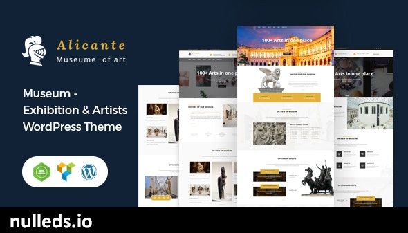 Alicante - Museum & Exhibition WordPress Theme