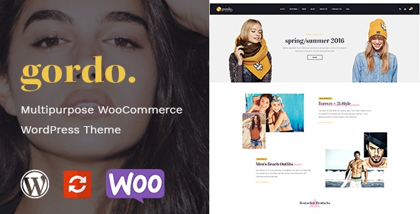 Gordo - Fashion Responsive WooCommerce WordPress Theme