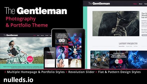 The Gentleman - Photography & Portfolio Theme