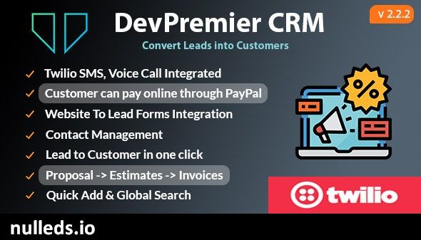 DevPremier CRM - Convert Leads into Customers