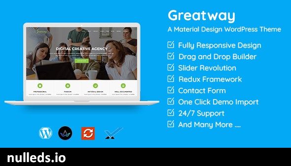 Greatway - Material Design WordPress Theme