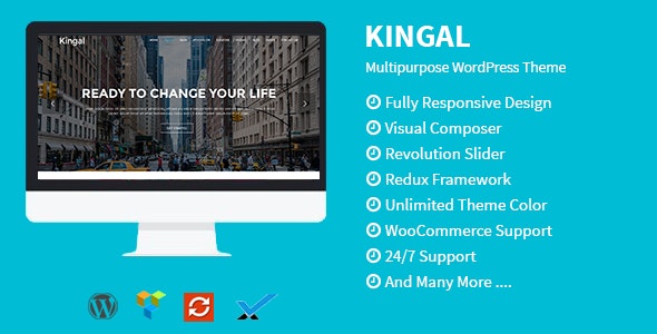 Kingal - MultiPurpose WordPress Theme