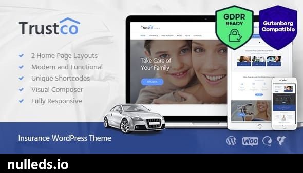 Insurance Agency, Finance & Business WordPress Theme