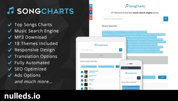 SongCharts - Top Songs Charts and Music Search Engine