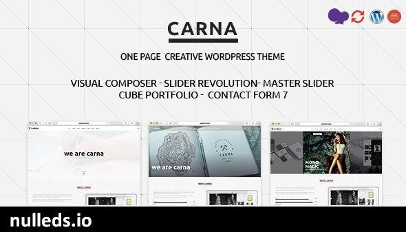 Carna | Responsive Multi-Purpose WordPress Theme