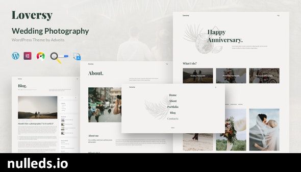 Loversy - Wedding Photography WordPress Theme