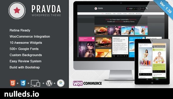 Pravda - Retina Responsive WordPress Blog Theme