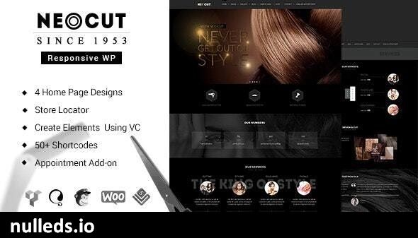 Neo Salon | Barber Shop WordPress Theme