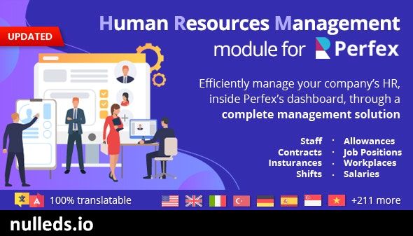 (v. Sep 2023) Human Resources Management - HR module for Perfex CRM