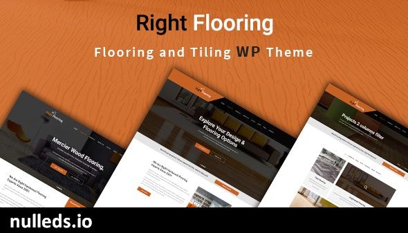 Right Flooring - Tiling Services WordPress Theme