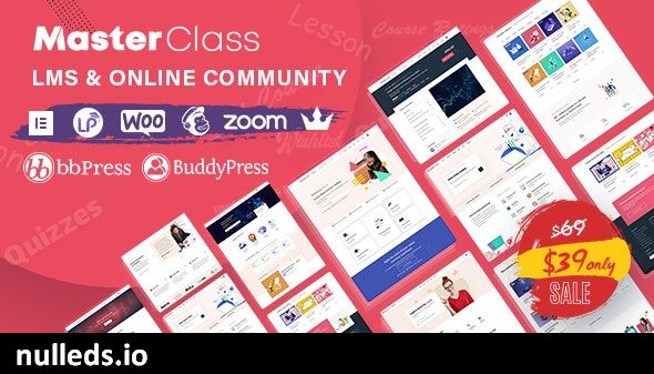 MasterClass - LMS & Education WordPress Theme