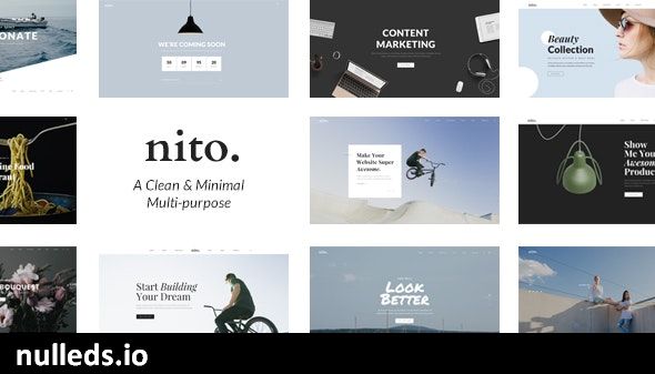 Nito - A Clean & Minimal Multi-purpose WordPress Theme