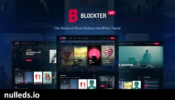 Blockter - Movie database WordPress Theme